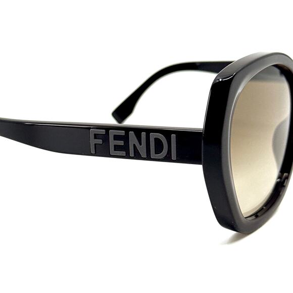 New, FENDI Sunglasses FE40112I 01F Authentic - Picture 6 of 12